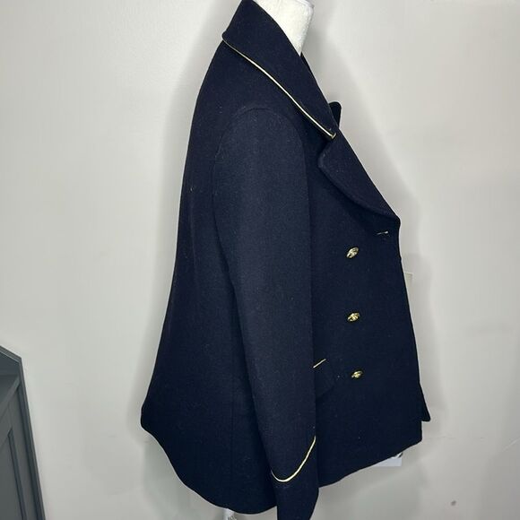 ZARA NAUTICAL BREASTED COAT JACKET NWT size M - Picture 10 of 13